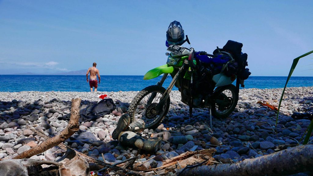Dirt Bike Trip - Flores Island Beach