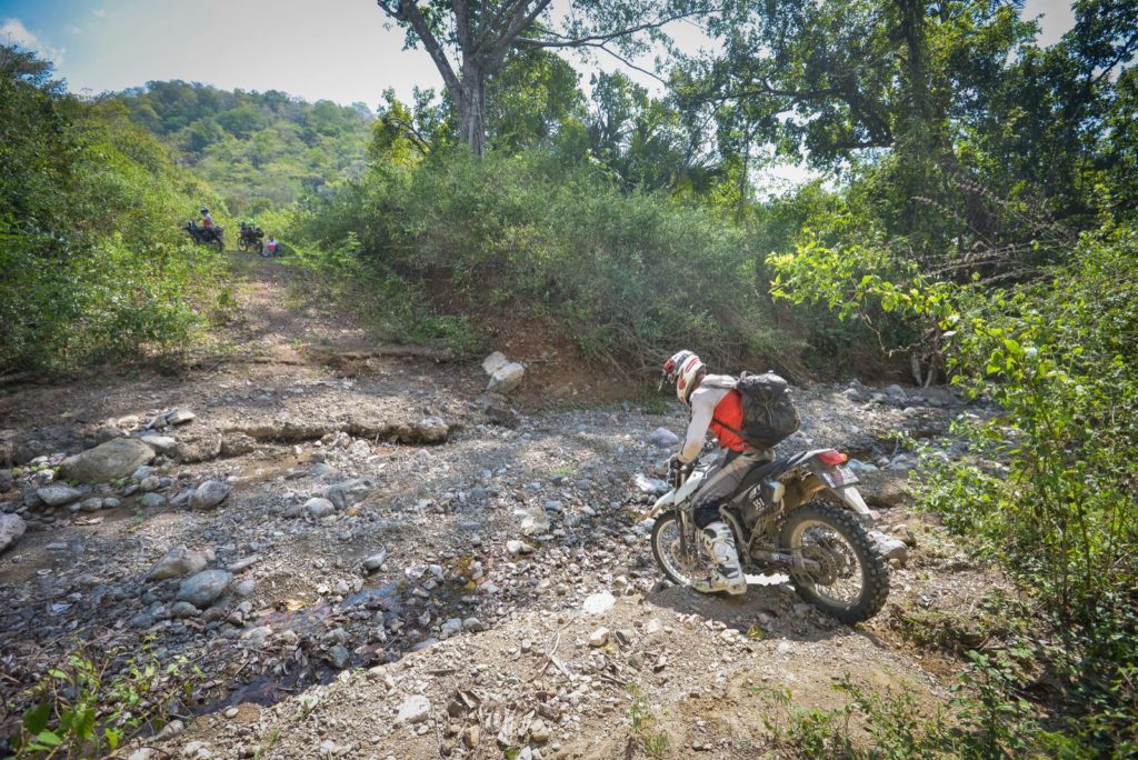 River Crossing on Dirtbike