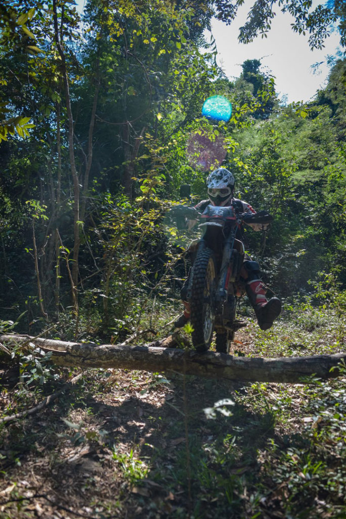 Enduro Jungle Attack in the middle of Flores island