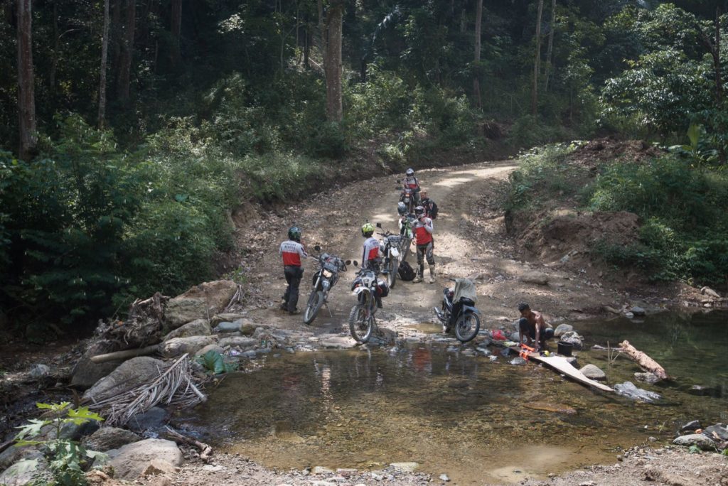 Motorcycle Forest Ride in Asia