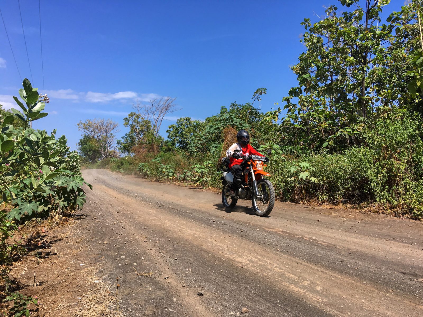 Visit Tambora Village and Volcano on an Enduro Dirt Bike tour