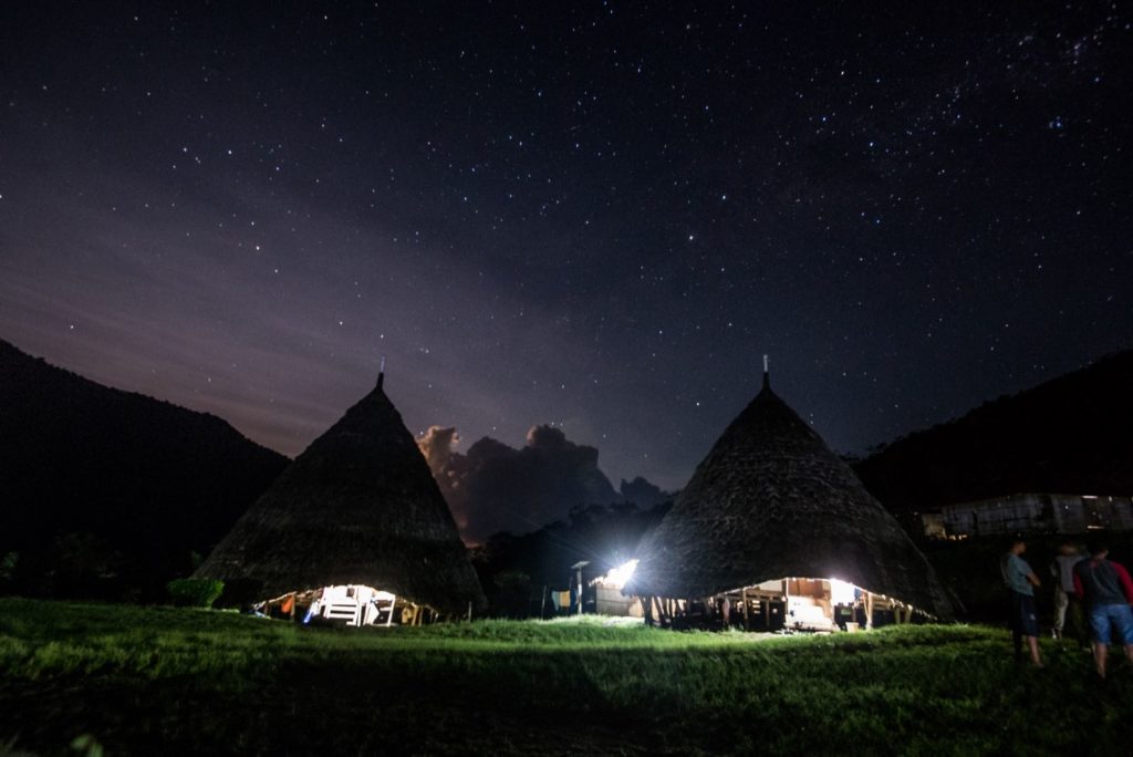 The Milky Way seen from Wae Rebo village