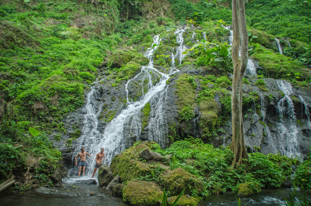 Bali Waterfall on our Enduro Dirt Bike Tour