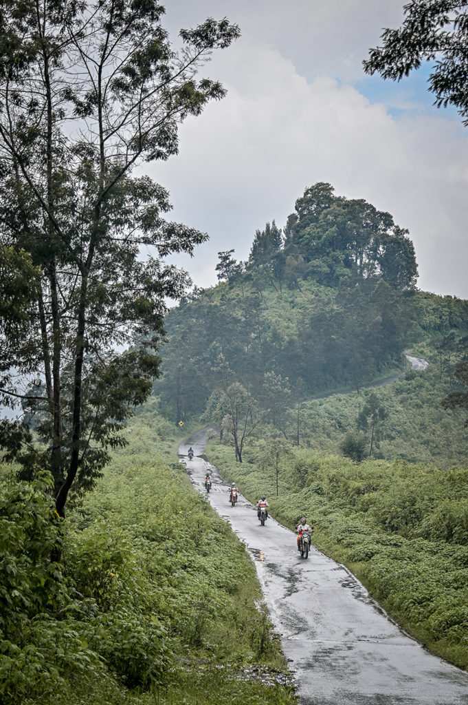 Riding to the Puncak B29 viewpoint at Bromo National Park
