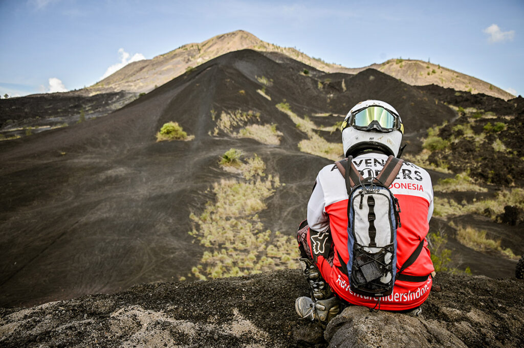 Batur Volcano View inside the crater